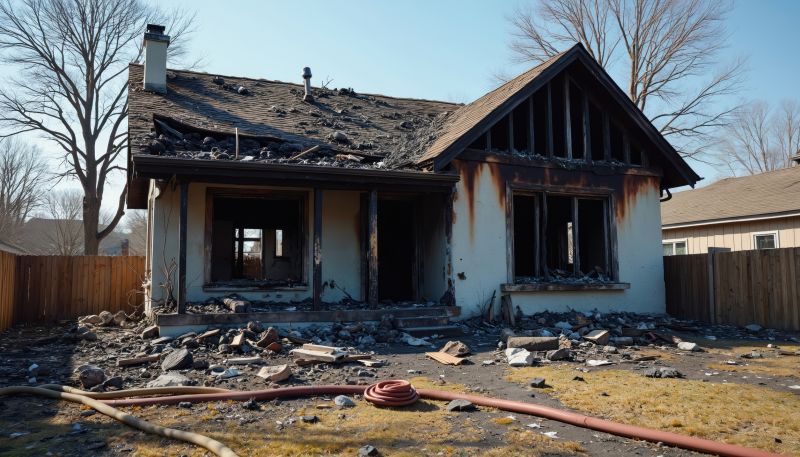House Fire Recovery detail
